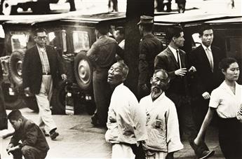 RENÉ BURRI (1933-2014) Group of 9 photographs from South Korea documenting the aftermath of the May 16, 1961 military coup d'état.